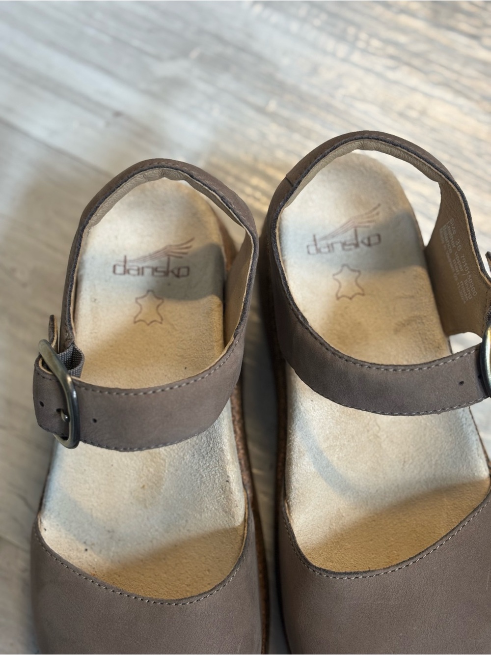 Dansko Brynlee Tan Leather Women’s Mary Jane Shoes EU 38 - Picture 7 of 13